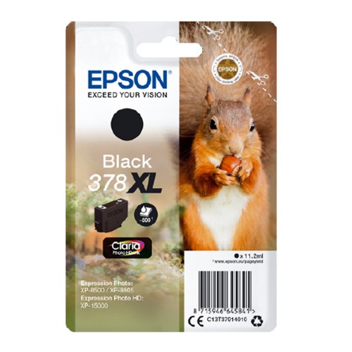 OEM Epson 378XL High Capacity Black Ink Cartridge C13T37914010