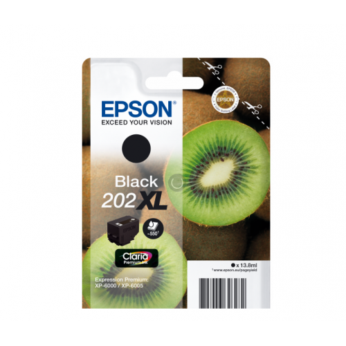 OEM Epson 202XL Black High Capacity Ink Cartridge T02G1