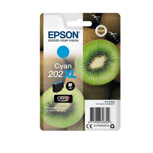 OEM Epson 202XL Cyan High Capacity Ink Cartridge C13T02H24010