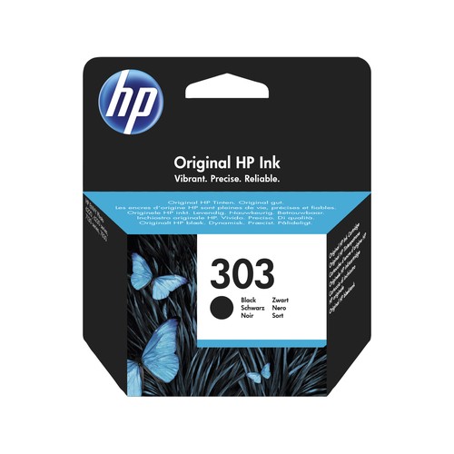 OEM HP 303 Black Original Ink Cartridge T6N02AE