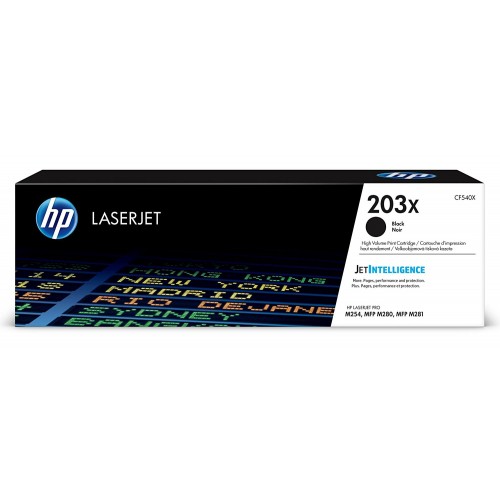 OEM HP CF540X Black 3200 Pages Original Toner 203X