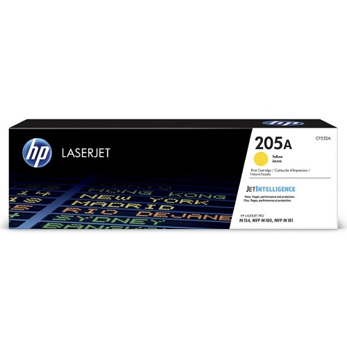 OEM HP CF532A Yellow 900 Pages Original Toner 205A