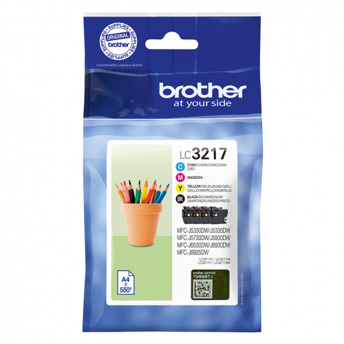 OEM Brother LC3217VAL Ink Cartridge BKCMY