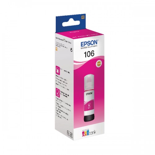 OEM Epson C13T00R340 (106) Ink Bottle Magenta 5K Pages 70ml