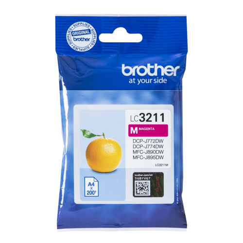 OEM Brother LC3211M Ink Cartridge Magenta 200 Pages
