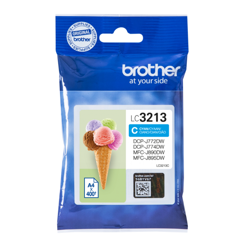 OEM Brother LC3213C Ink Cartridge Cyan 400 Pages