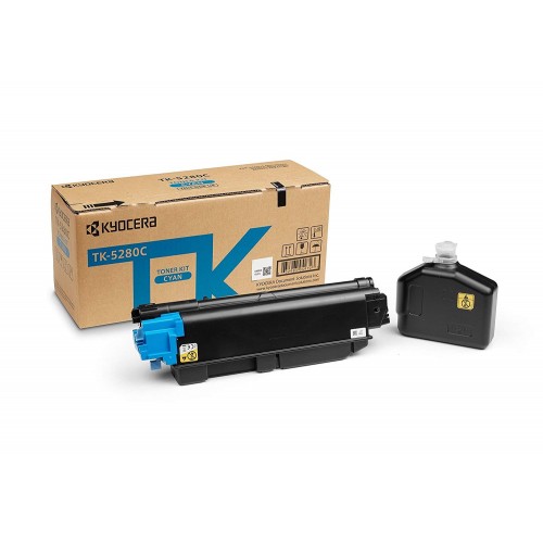 OEM Kyocera TK5280C Cyan 11000 Pages Original Toner 1T02TWCNL0
