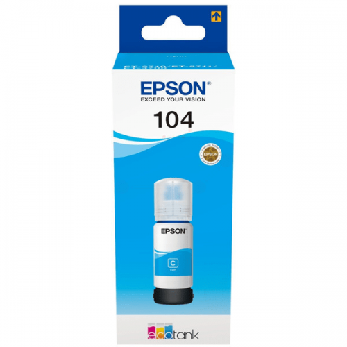OEM Epson C13T00P240 (104) Ink Bottle Cyan 7.5k Pages 65ml