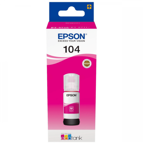 OEM Epson C13T00P340 (104) Ink Bottle Magenta 7.5K Pages 65ml