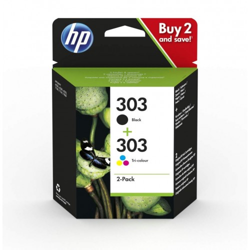 OEM HP 303 Black and Tri-Colour Original Ink Cartridge Multipack 3YM92AE