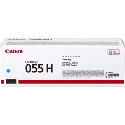 OEM Canon 055HC Cyan High Cap 5900 Pages Original Toner 3019C002