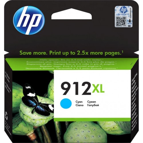 OEM HP 912XL High Capacity Cyan Ink Cartridge 3YL81AE
