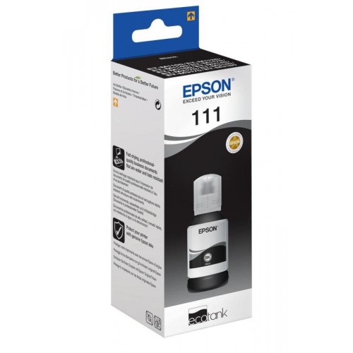 OEM Epson C13T03M140 (111) Ink Bottle Black 6k Pages 120ml