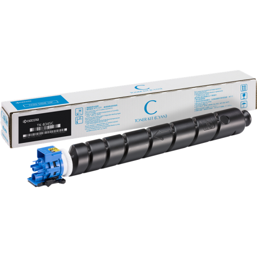 OEM Kyocera TK8345C Cyan 12000 Pages Original Toner 1T02L7CNL0