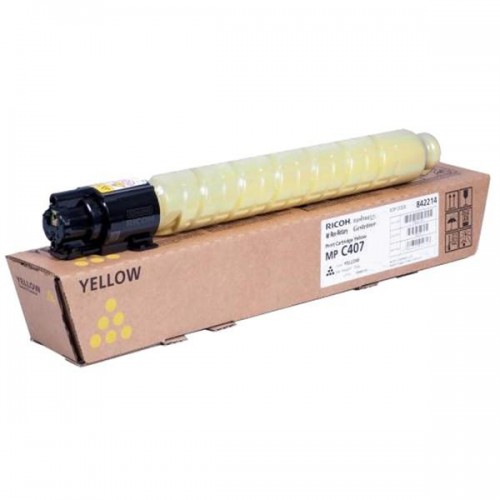 OEM Ricoh MPC407 Yellow Original Toner 842210