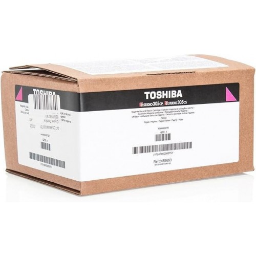 OEM Toshiba 6B000000751 (T-305PM-R) Magenta 3000 Pages Original Toner