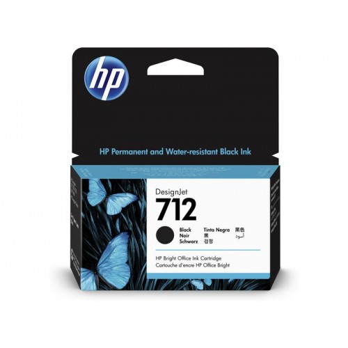 OEM HP 3ED70A /712 Black ink cartridge 38ml