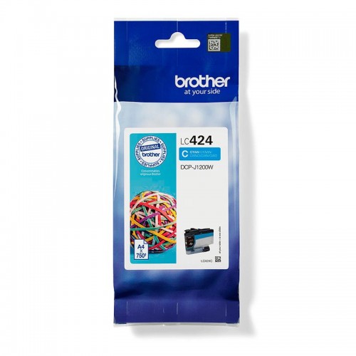 OEM Brother LC424C Cyan Ink Cartridge