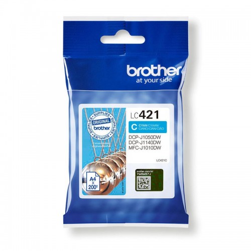 OEM Brother LC421C Cyan Ink Cartridge