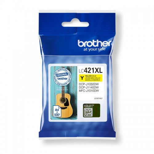 OEM Brother LC421XLY High Capacity Yellow Ink Cartridge