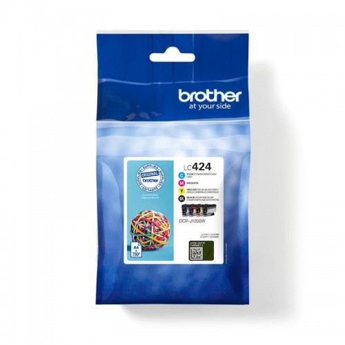OEM Brother LC424VAL Ink Cartridge Multi Pack BKCMY 4x750 Pages
