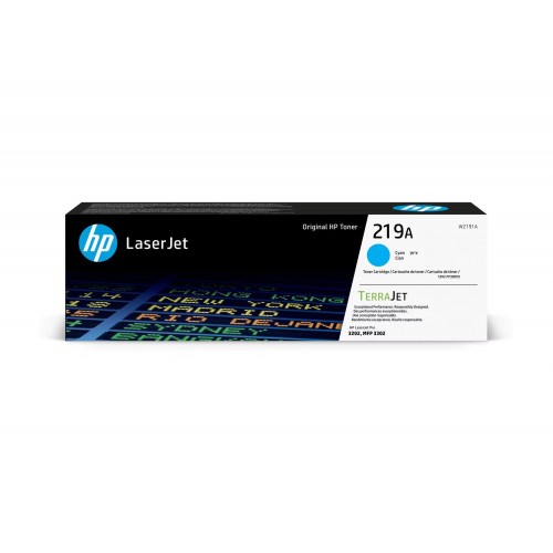 OEM HP W2191A/219A Cyan Toner Cartridge