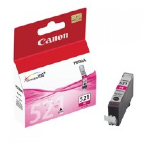 OEM Canon 2935B001 CLI-521M Ink Cartridgee Magenta 471 Pages 9ml