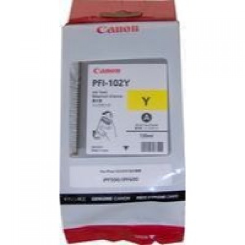 OEM Canon PFI-102Y Yellow Ink Cartridge 0898B001