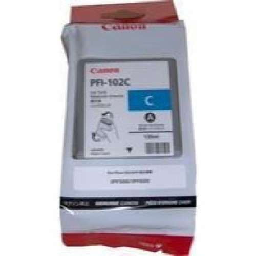 OEM Canon PFI-102C Cyan Ink Cartridge 0896B001