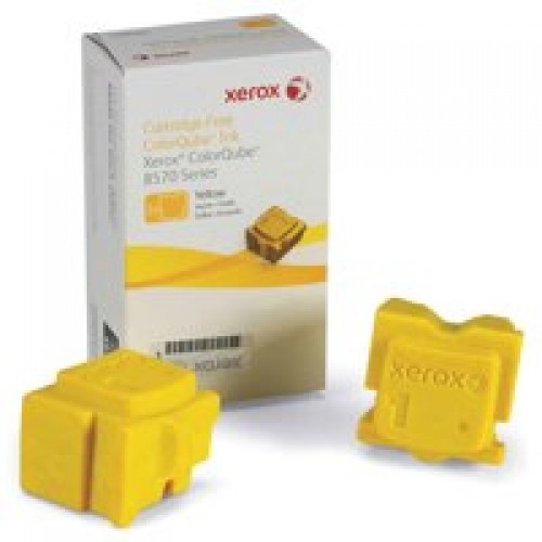 OEM Xerox ColorQube 8570 / 8580 Yellow Solid Ink Sticks x 2108R00933