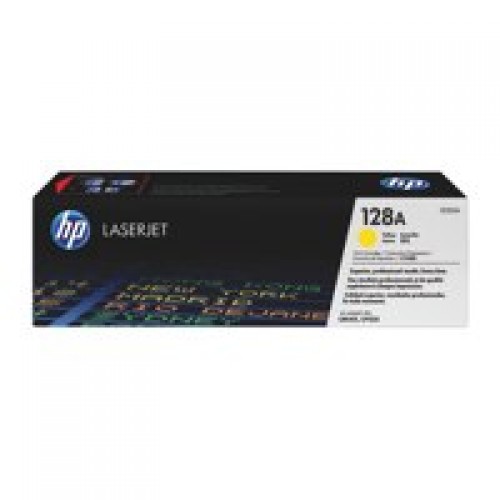 OEM HP CE322A Yellow 1300 Pages Original Toner 128A