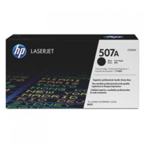 OEM HP CE400A Black 5500 Pages Original Toner 507A