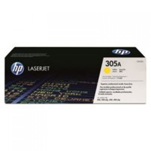 OEM HP CE412A Yellow 2600 Pages Original Toner 305A