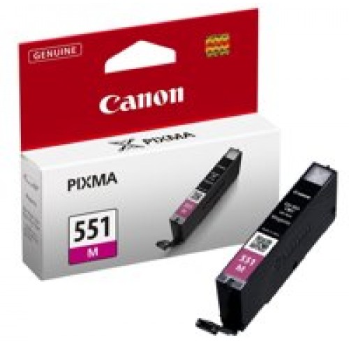 OEM Canon 6510B001 (CLI-551M) Ink Cartridge Magenta 298 Pages 7ml